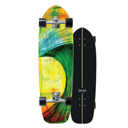 Carver Surfskate Greenroom 33.75 CX Raw Complete Skateboard Longboard Skateboard