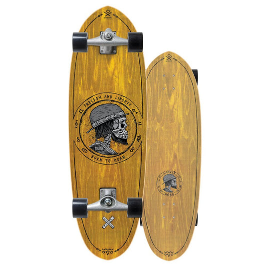 Carver Lost 32.5" Hobo CX Trucks Raw Surfskate Skateboard Skateboard