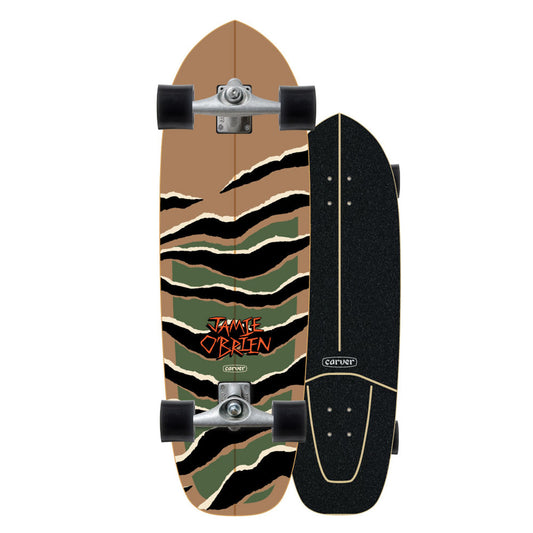 Carver 33.5" J.O.B CAMO TIGER SURFSKATE 2022 COMPLETE CX Skateboard