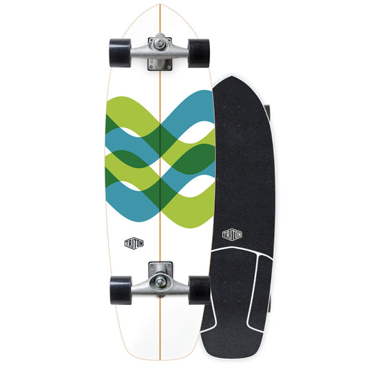 Triton BY Carver Signal 31" CX Raw Surfskate Skateboard Complete Skateboard