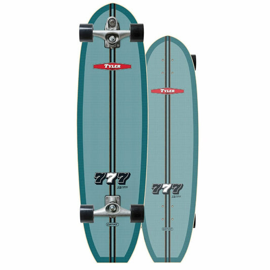 Carver Tyler 777 36.50" C7 Raw Complete Skateboard Longboard Skateboard