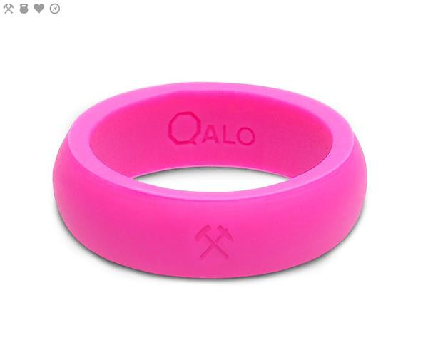 Qalo Women's Compass Silicone Ring - Pink Men's Accessories