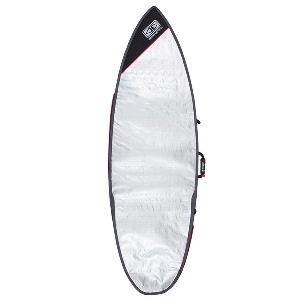 Ocean And Earth 6'8 Aircon Board Bag- Black Grey surfboard bag