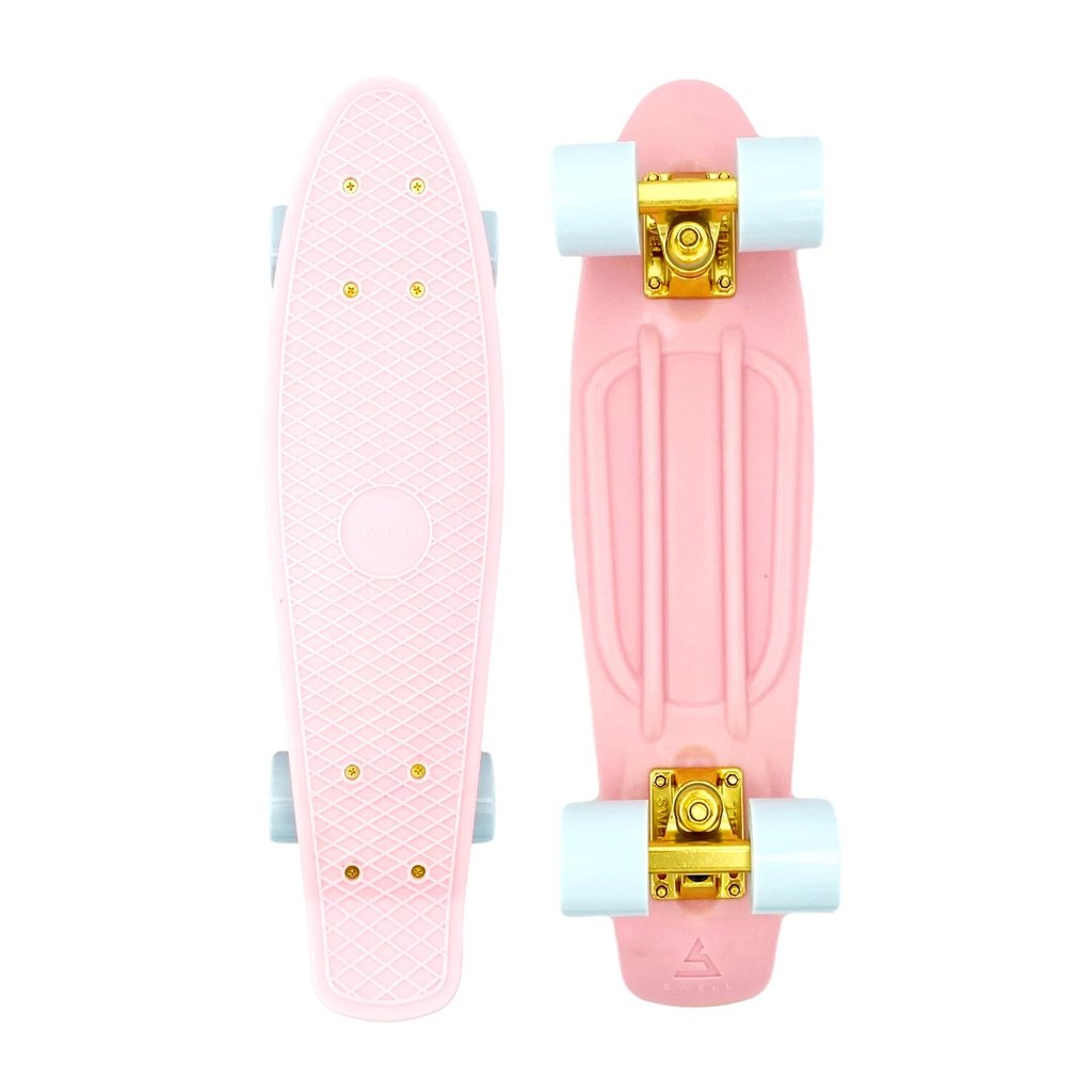 Swell 22" Pink Gold Skateboard Skateboard