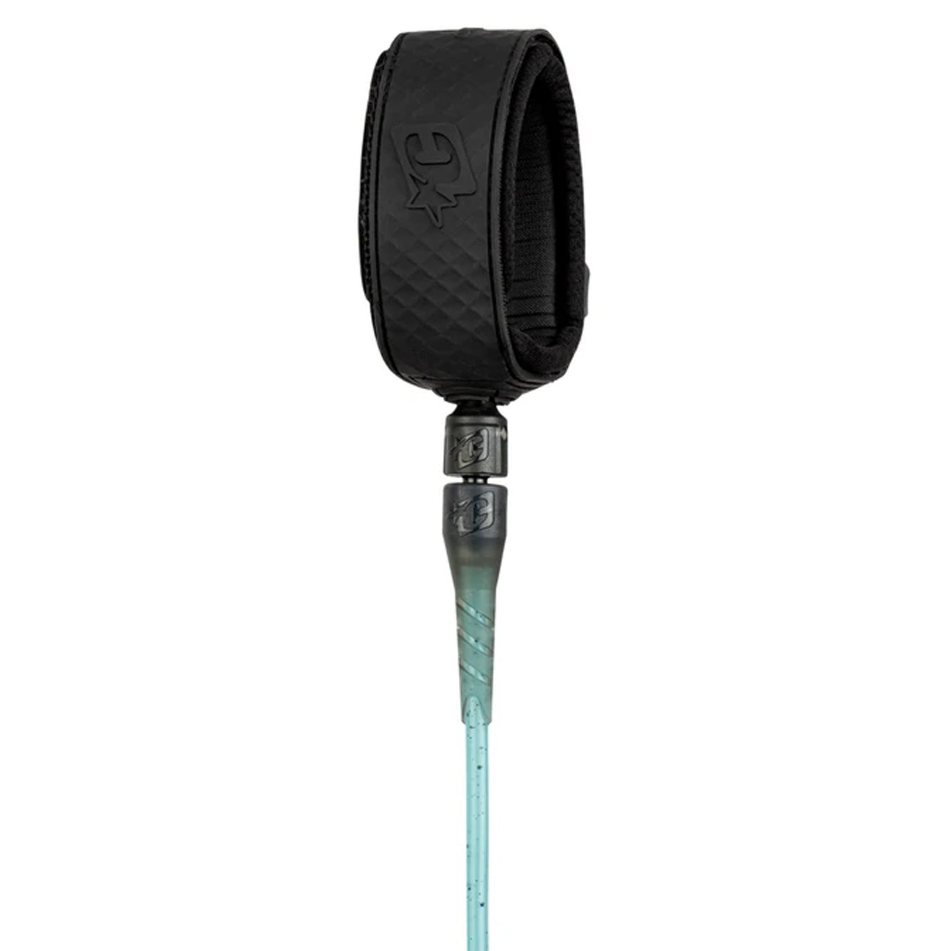 Creatures Of Leisure 6' Reliance Comp Leash - AST Colors Leash Aqua Speckled Black