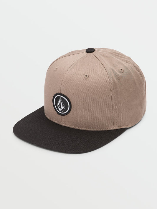 Volcom Quarter Twill Snapback Hat - Desert Talupe Mens Hat