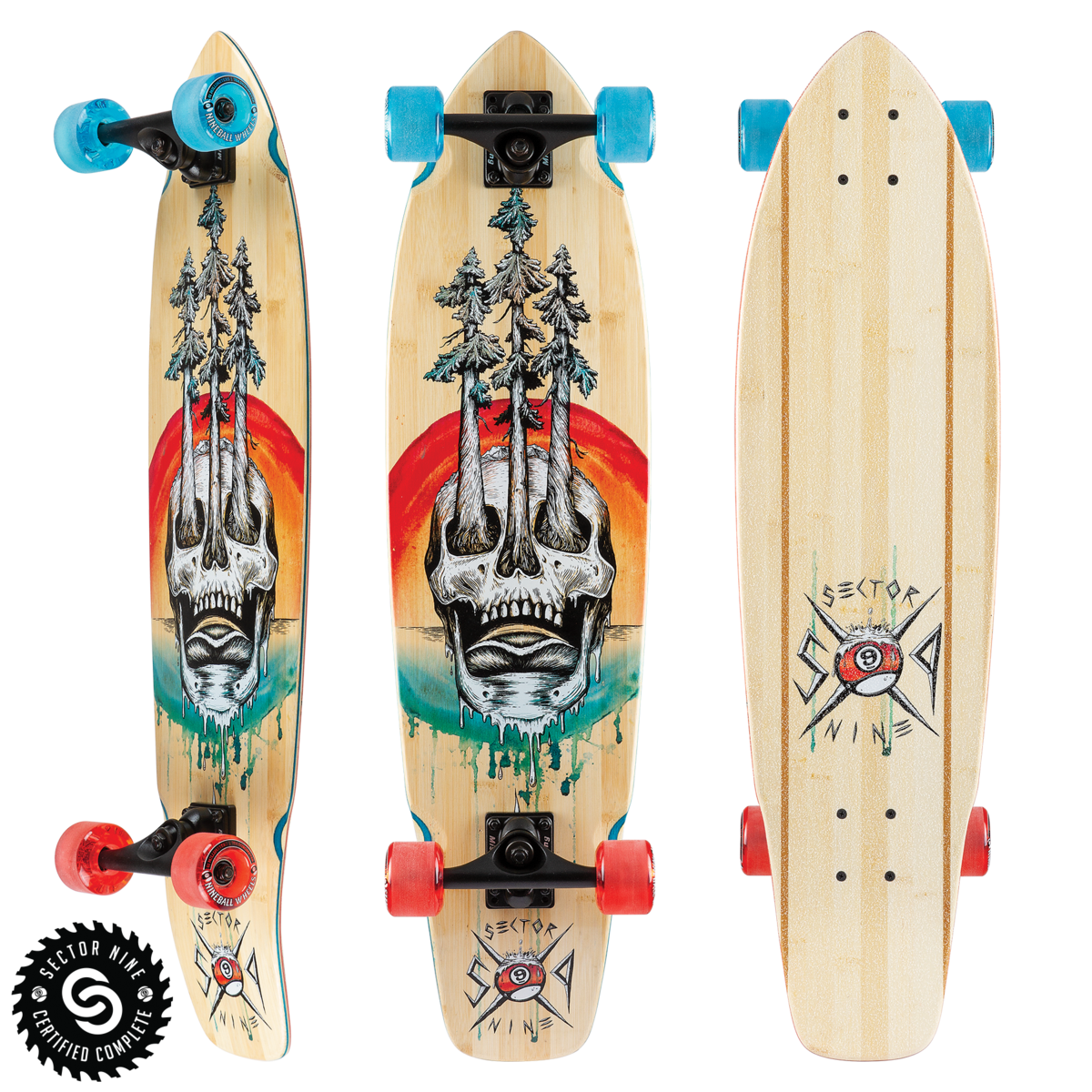 DANGER FORT POINT COMPLETE Sector 9 Longboard Skateboard