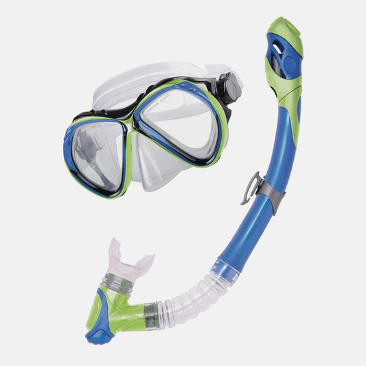 Leader Curacao Silicone Mask Combo Kit Adult Size snorkel