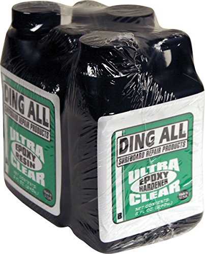 Ding All Epoxy 24oz Repair Set - 2x8oz Resin 1x8oz Hardener Surfboard Protection and Repair
