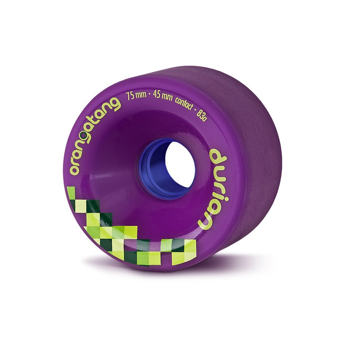 Orangatang Durian 75MM 83a Skateboard Wheels - Purple wheels