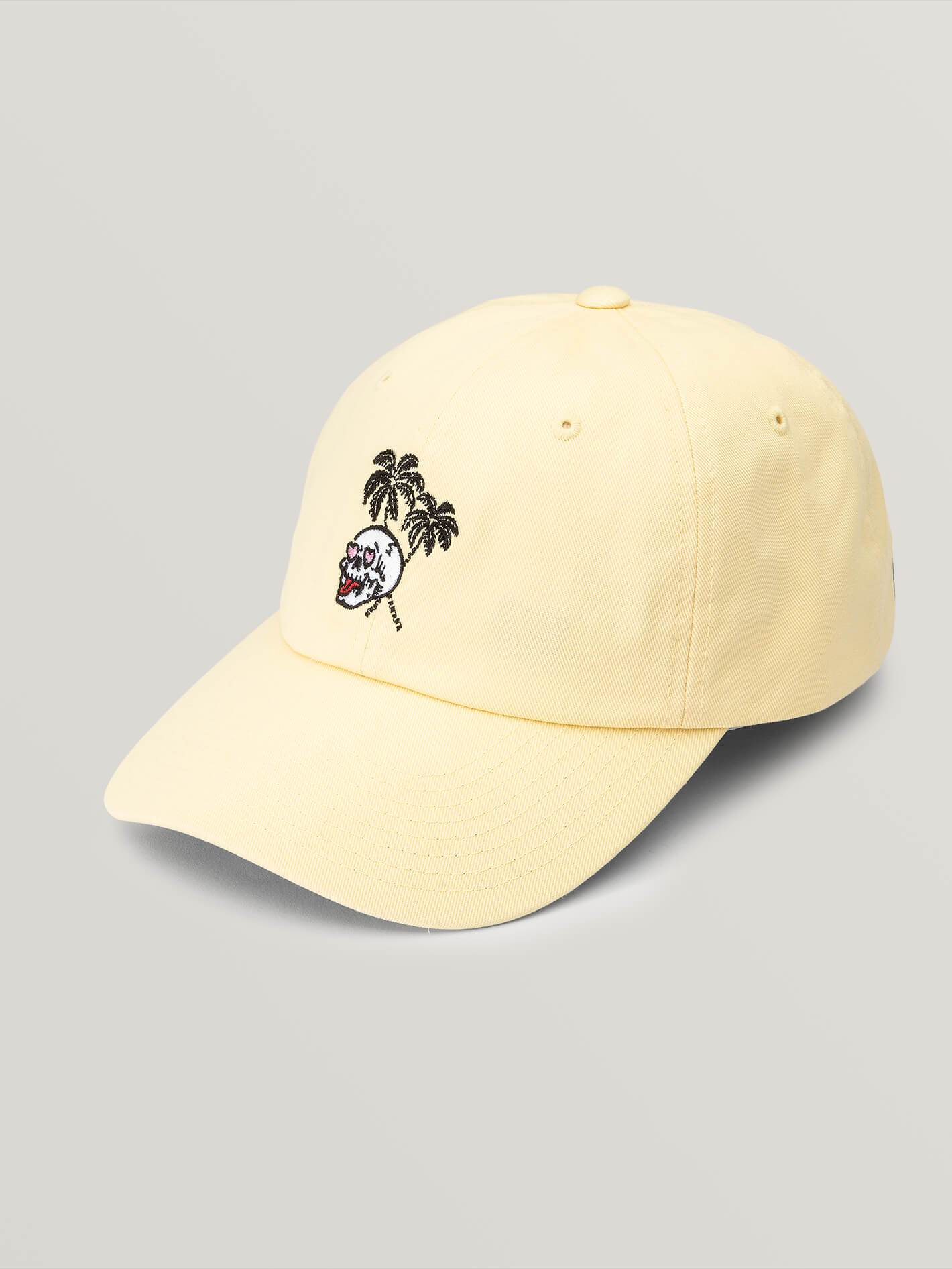 Volcom That Was Fun Hat - Army Green Combo / Faded Lemon Mens Hat Faded Lemon