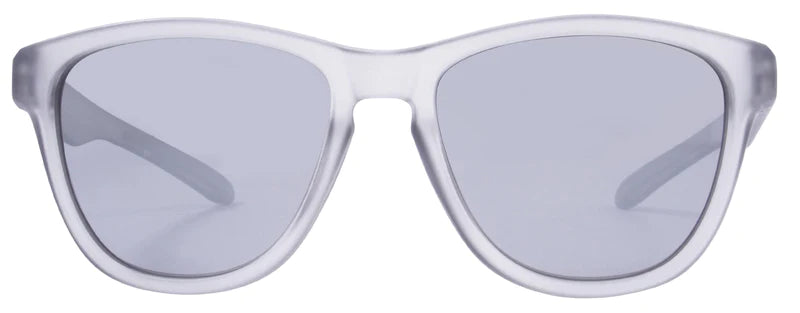 Kreedom Good Times Sunglasses Translucent Grey Silver Mirror