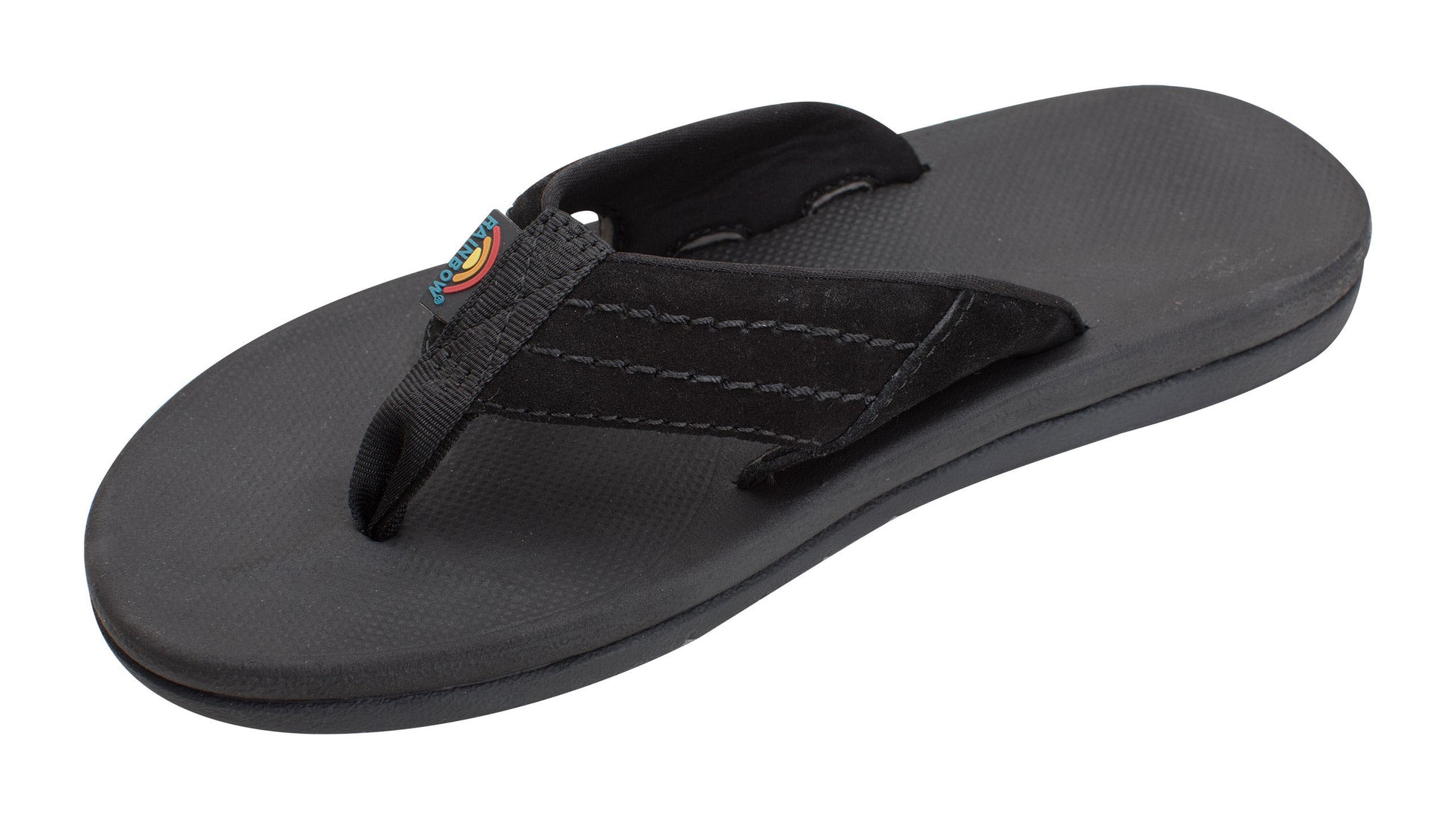 Rainbow Eastcape Molded Rubber Men's Sandals - Black Mens Footwear