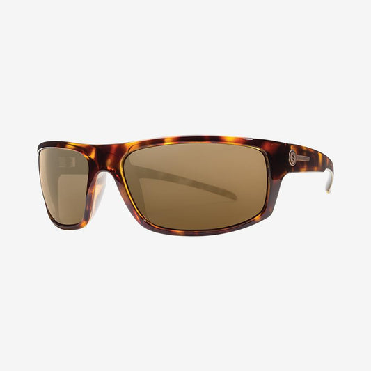 Electric Tech One Polarized Pro Tortoise Bronze - Gold Mirror Sunglasses