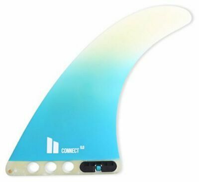 FCS II Connect PG 10" Blue Fiberglass Fin Longboard / SUP Fins