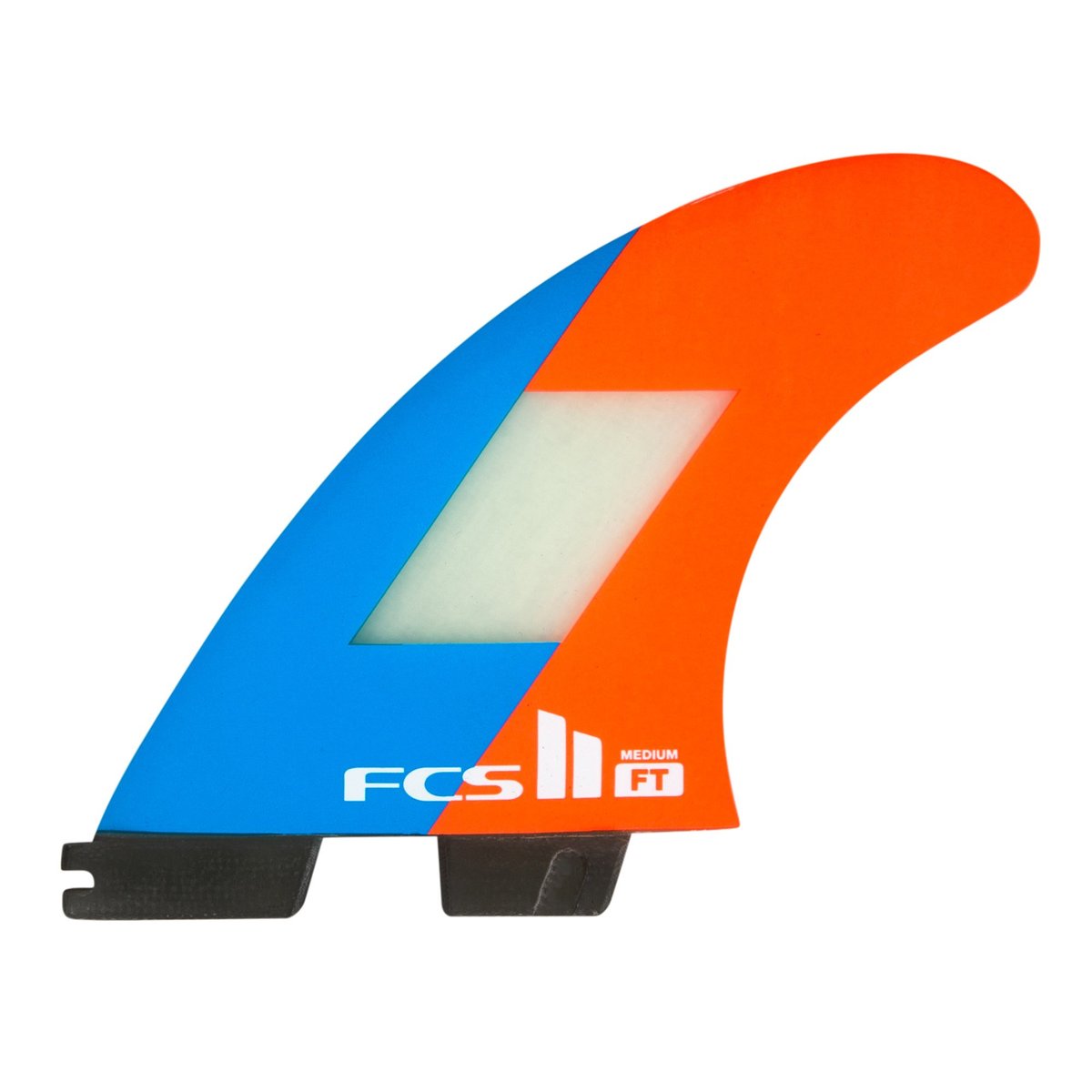 FCS II Filipe Toledo FT PC MEDIUM TRI FIN SET Air Core Fins Neon