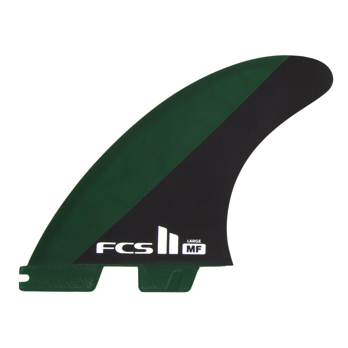 FCS II MF PC Large Tri Fins - Black Olive Fins