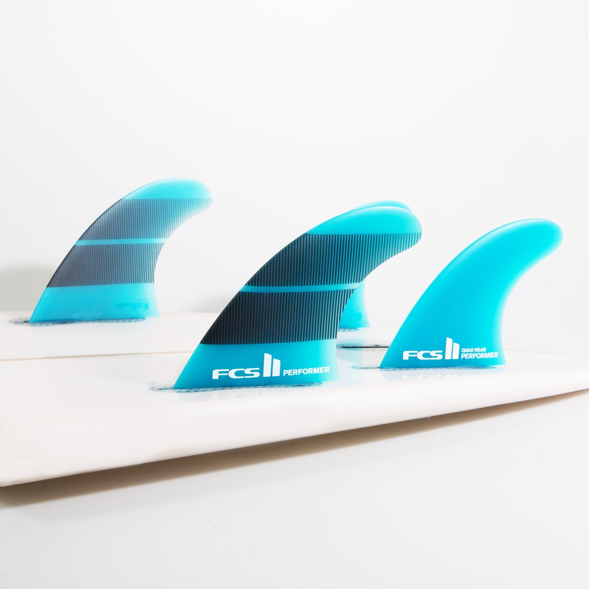 FCS II Performer Neo Glass Medium Quad Set Fins