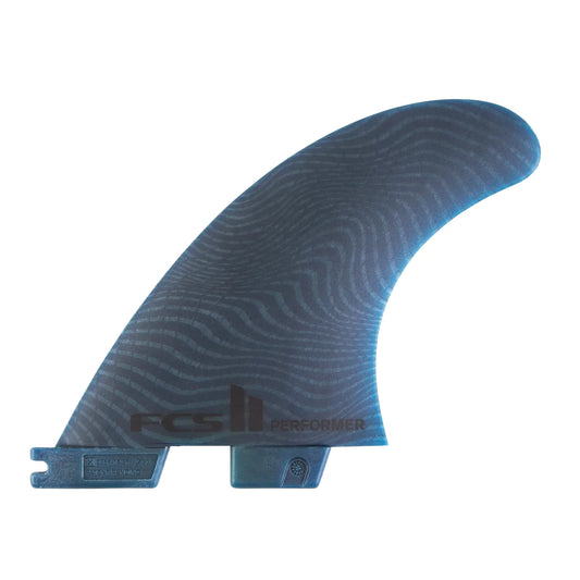 FCS II Performer NEO GLASS ECO TRI FINS - 3 Fin Set Blue Fins