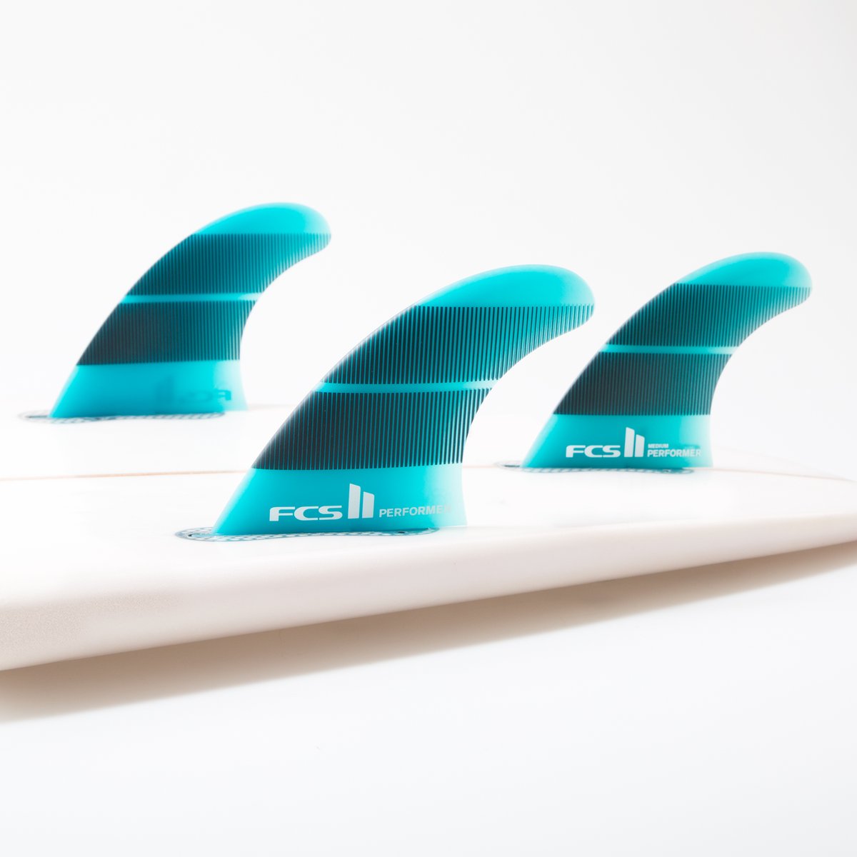 FCS II Performer Neo Glass Medium Tri Surfboard Fins FCS 2 Fins