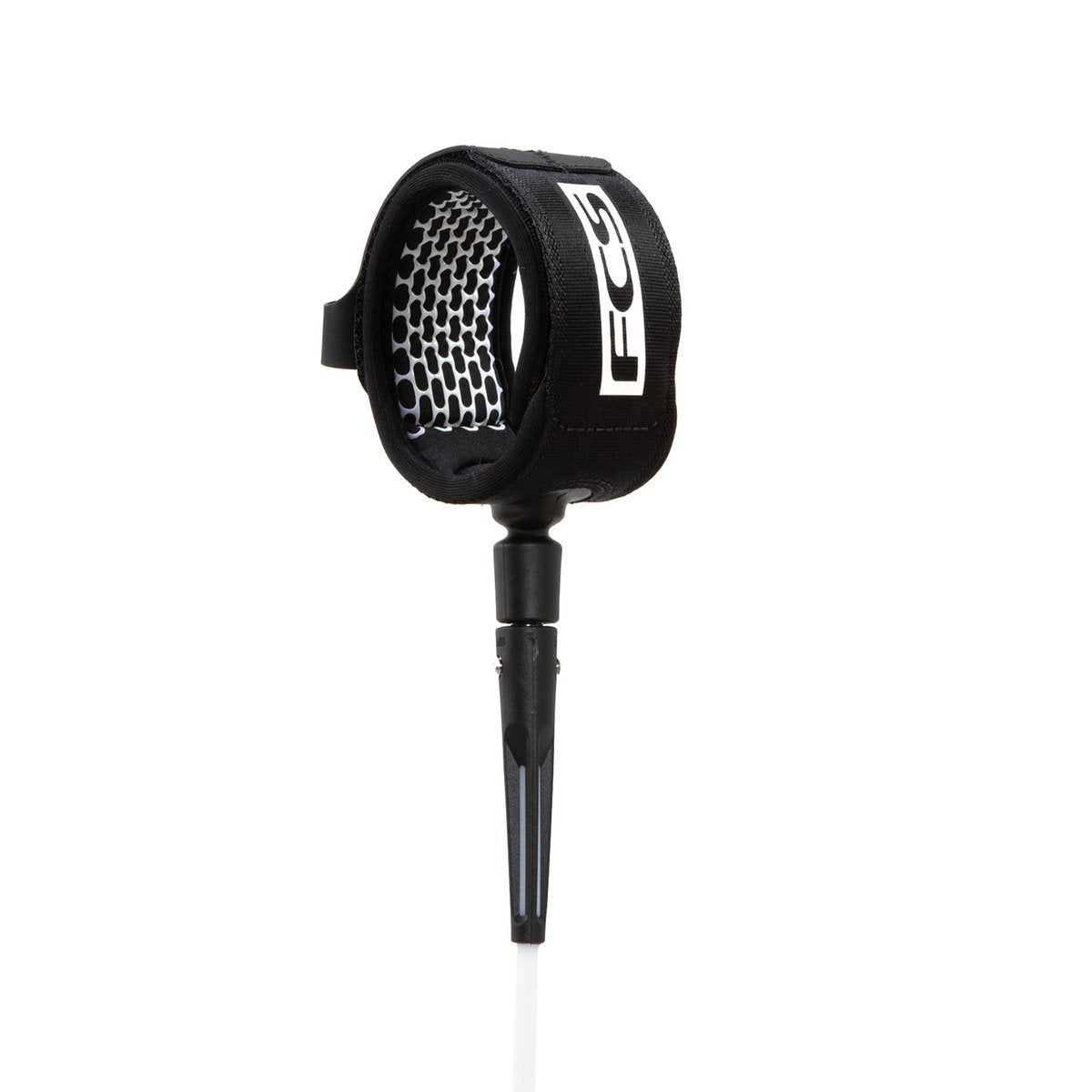 FCS All Round 9' Essential Leash - AST Colors Leash White Black