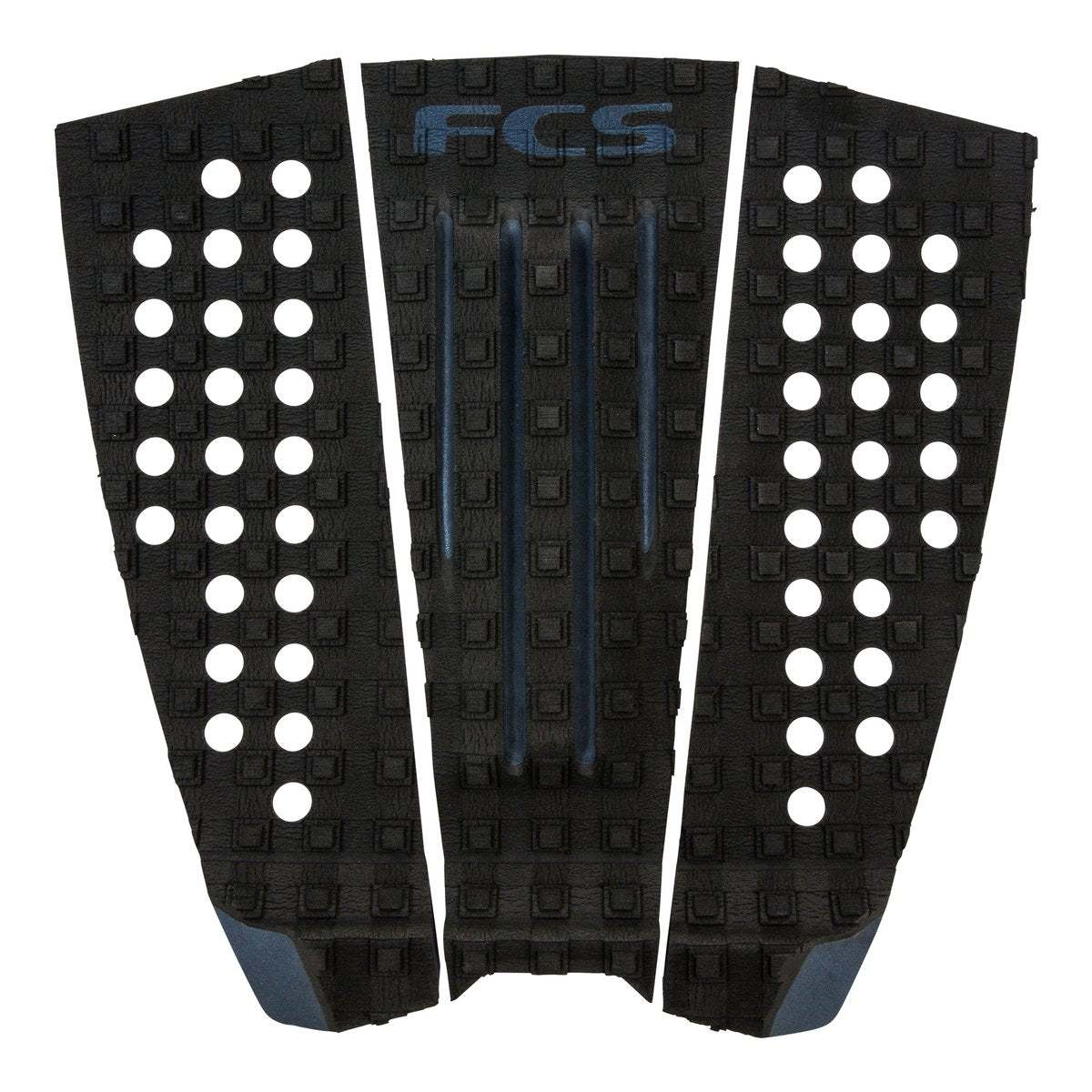 FCS Julian Wilson Surfboard Traction Pad Traction Pad Black Charcoal Tail