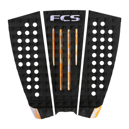 FCS Julian Wilson Surfboard Traction Pad Traction Pad Black Multi Camo
