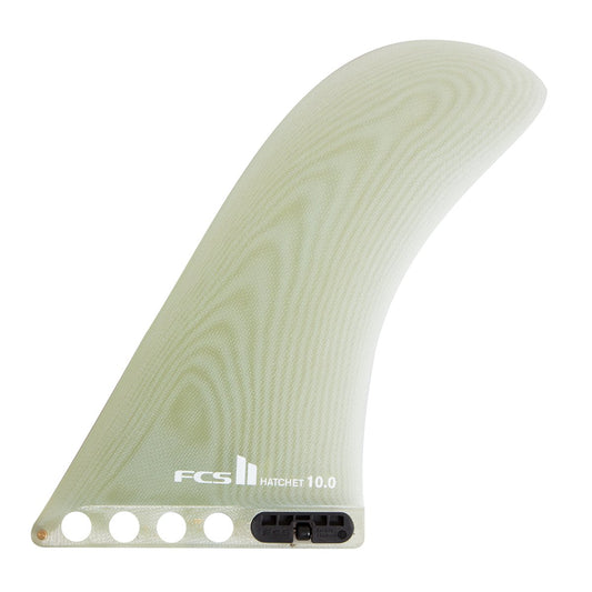 FCS II Hatchet Performance Glass 9" Fin Clear