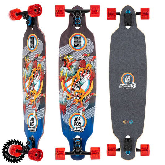 Sector 9 Kirin Fractal 36" Longboard Skateboard Longboard Complete