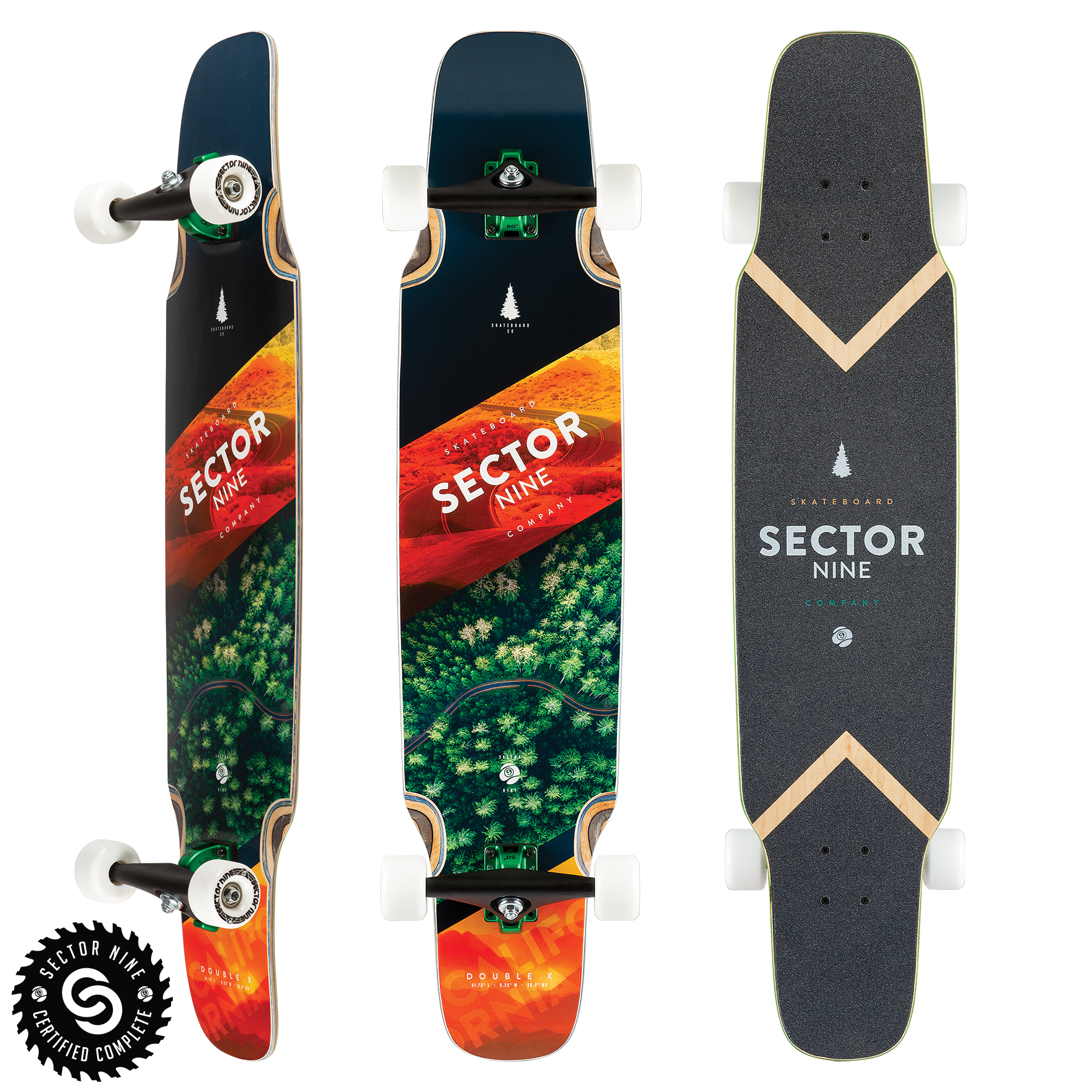 Sector 9 Frontier Double Cross Longboard Skateboard Longboard Skateboard