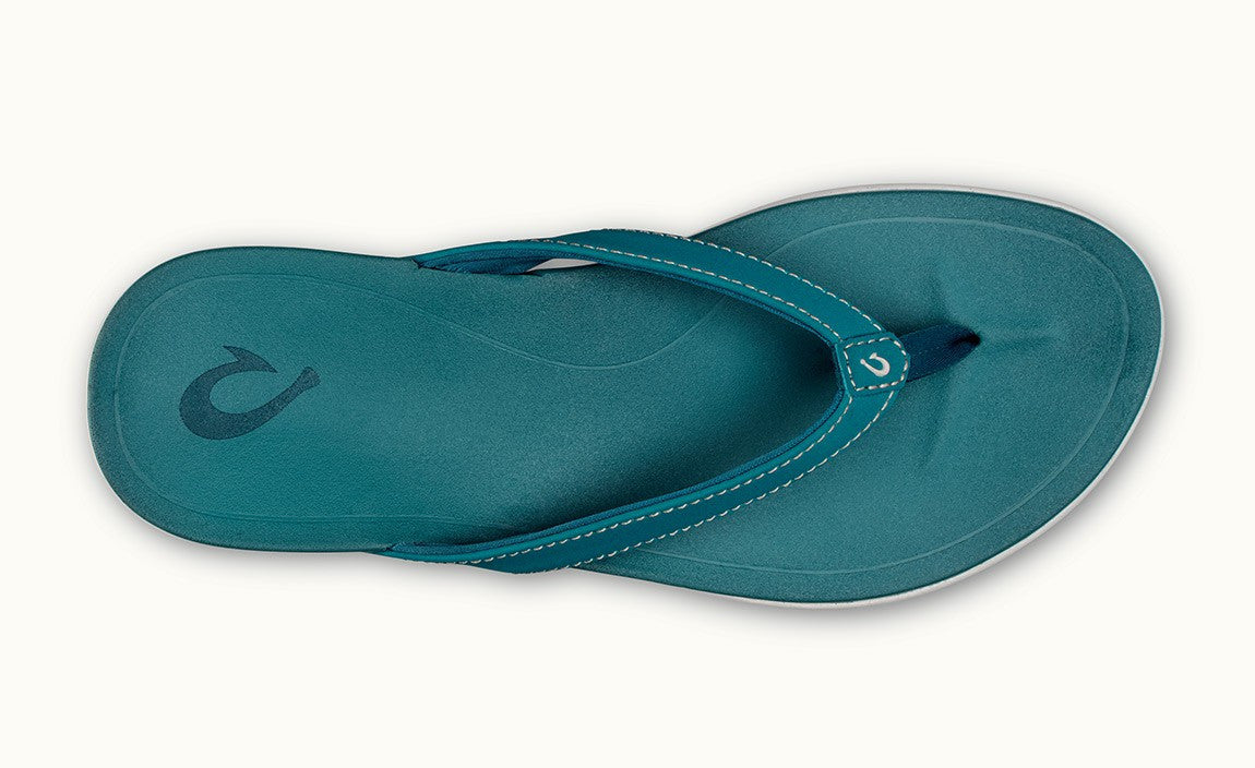 Olukai Ho'opio Teal Teal Womens Sandal 202943T3T Womens Footwear