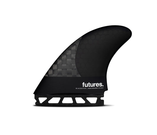 Futures Rob Machado Pivot V2 Large Blackstix Thruster Surfboard Fins Fins