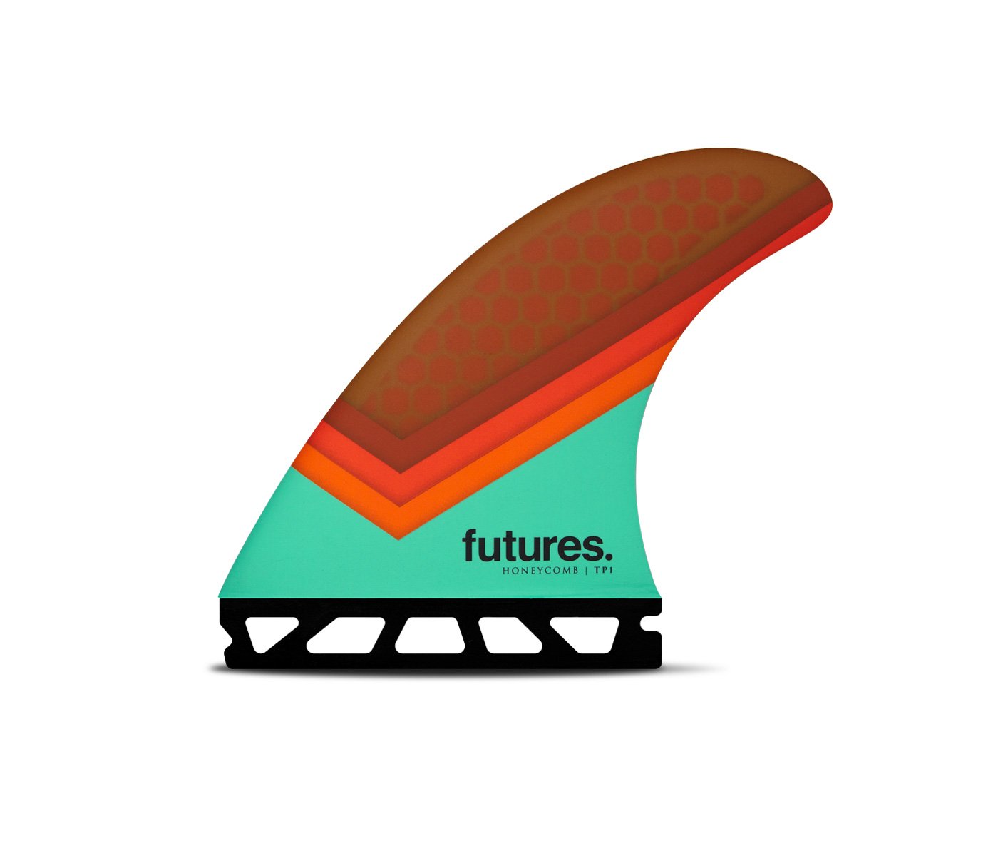 Futures TP1 Tim Patterson Honeycomb Large Fins - Teal Fins