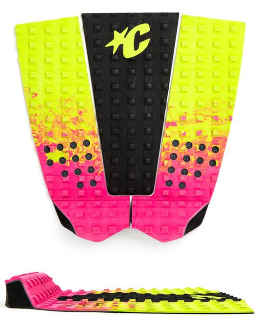 Creatures of leisure Italo Ferreira Lite Traction Traction Pad PINK FADE LIME BLACK