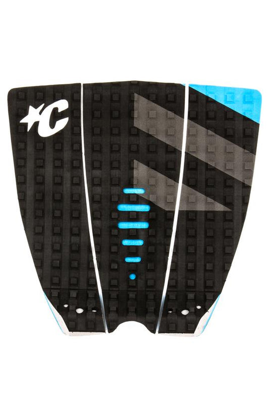 Creatures Mick Fanning Signature Traction Pad Black Grey Cyan Traction Pad