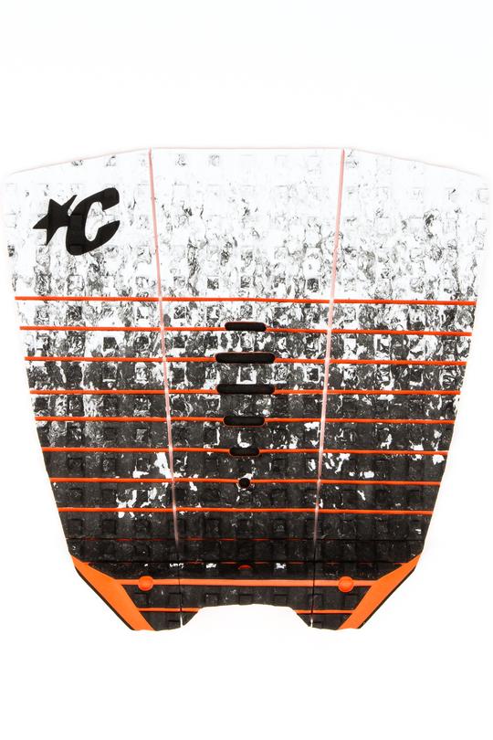 Creatures Mick Eugene Fanning Signature Grovel Traction White Fade Orange Traction Pad