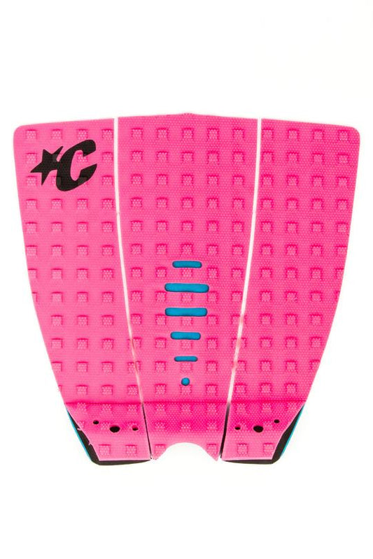 Creatures Mick Fanning Lite Signature Traction Pink Cyan Traction Pad