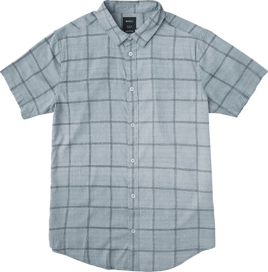 RVCA Handle SS Mens Woven Shirt - Dark Denim Mens Woven Shirt