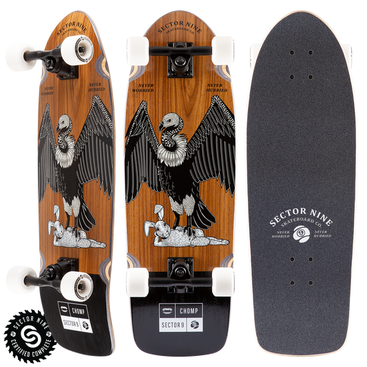 Sector 9 Hare Fate Wave Complete Skateboard 30" x 9.8" Skateboard