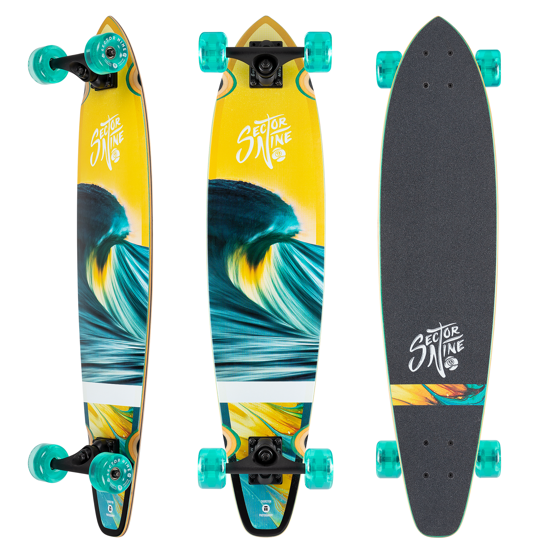 Sector 9 Highline Shine 34.5" x 8.0" Complete Longboard Skateboard Longboard Complete