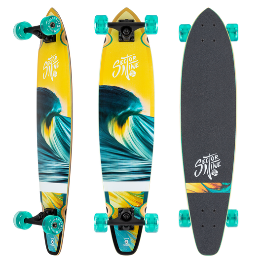 Sector 9 Highline Shine 34.5" x 8.0" Complete Longboard Skateboard Longboard Complete
