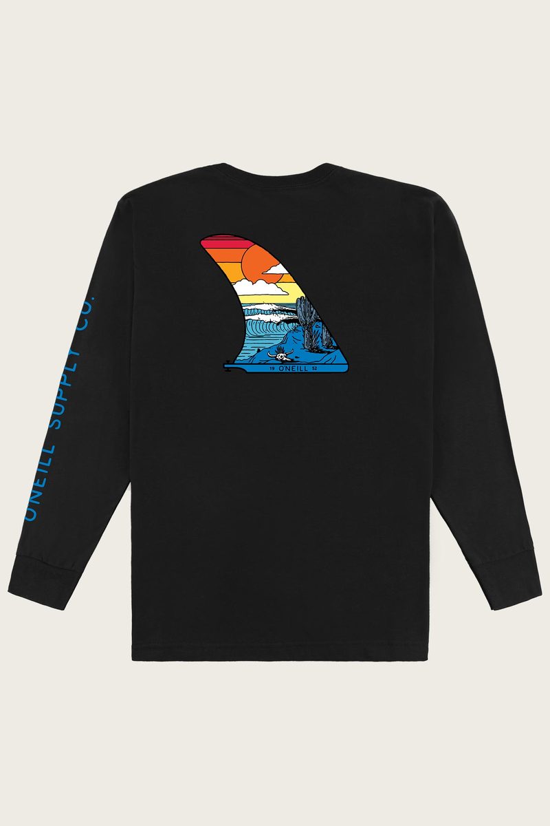 Oneill Sunset Vibes Longsleeve Tee - Black Mens Longsleeve Tee