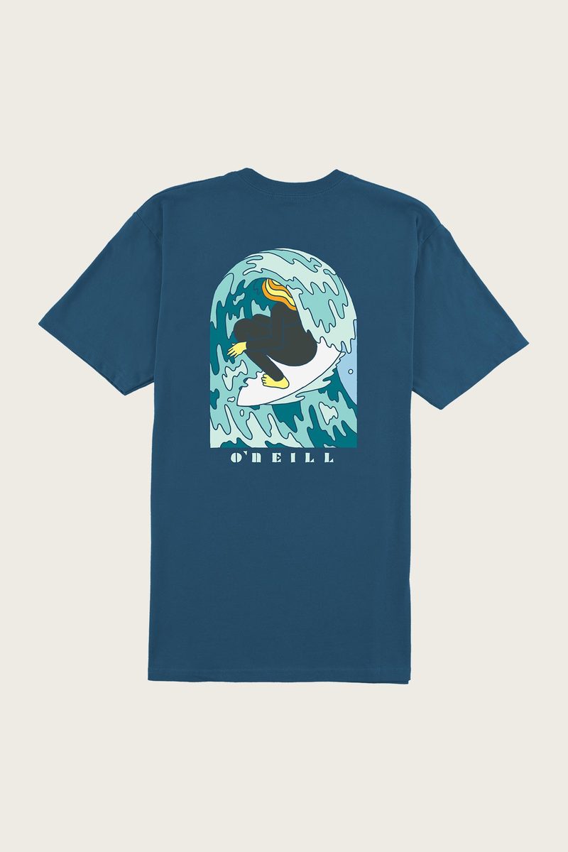 Oneill Barrels Tee - Blue Mens T Shirt