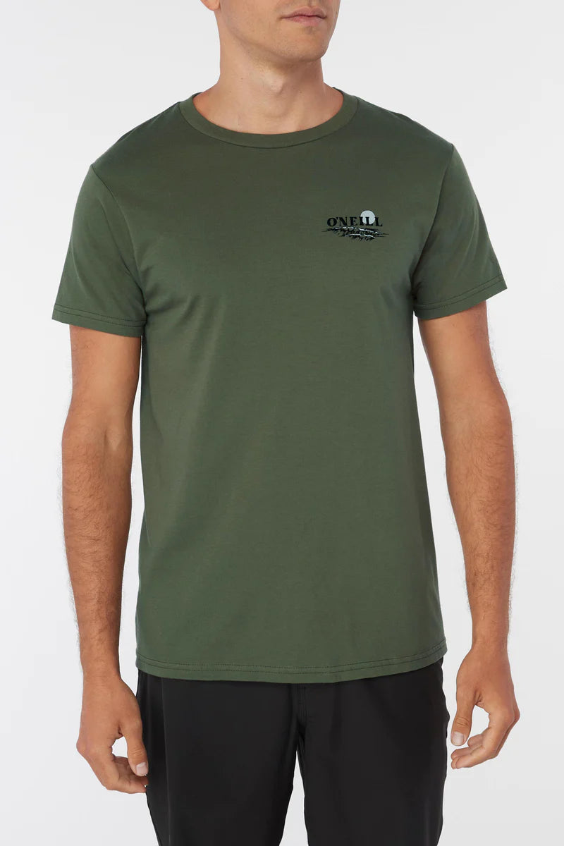 O'Neill Break Of Dawn Tee - Dark Olive Mens T Shirt