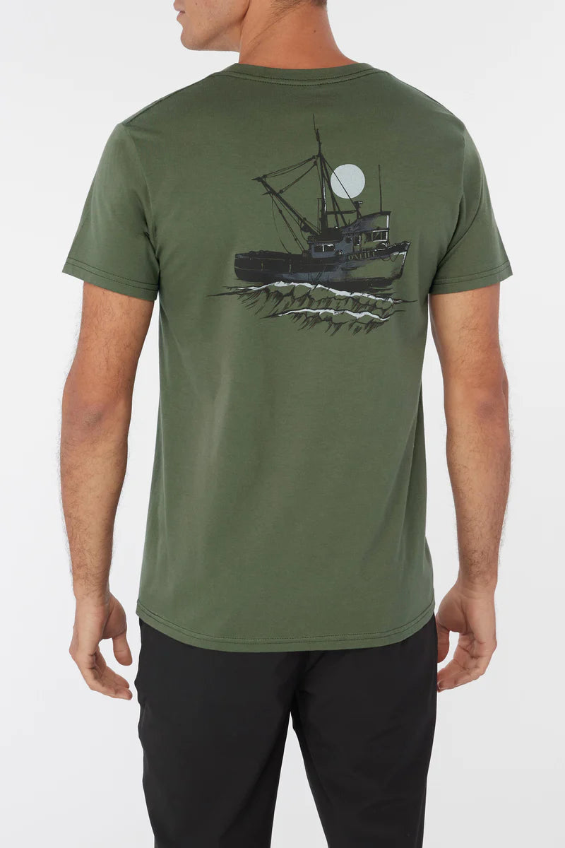 O'Neill Break Of Dawn Tee - Dark Olive Mens T Shirt