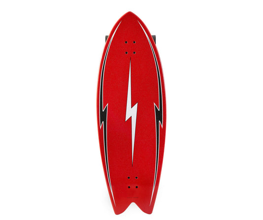 Hamboards Pescadito North Shore Red 43" Skateboard Skateboard