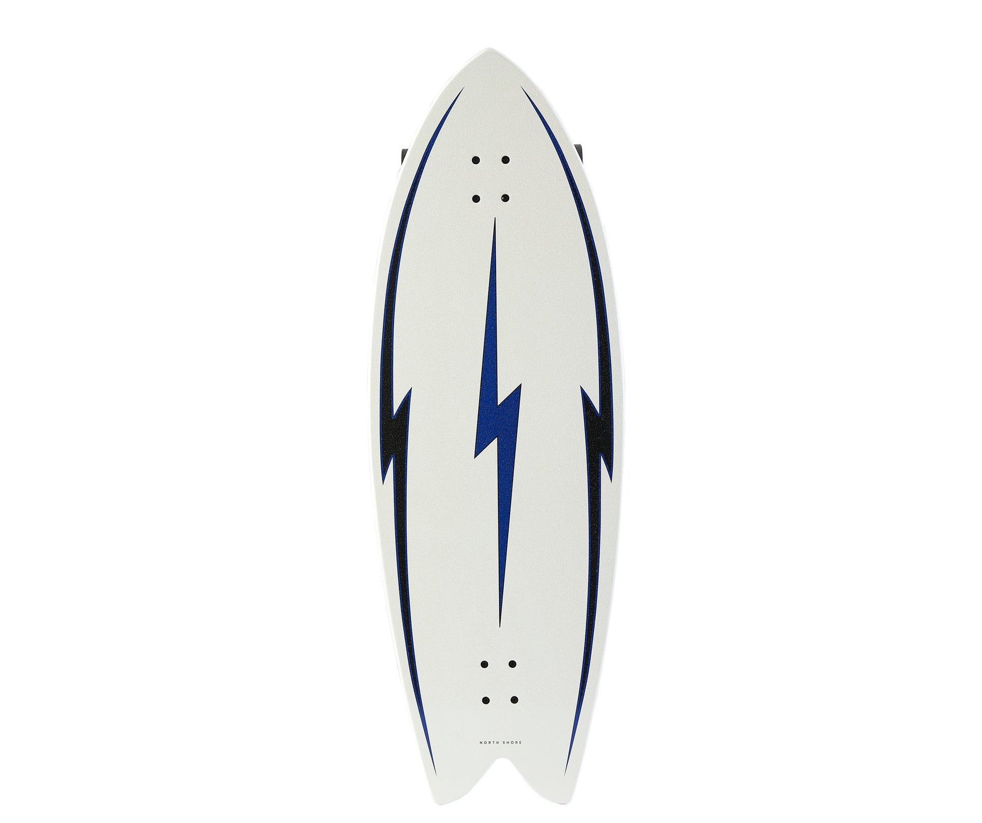 Hamboards Pescadito North Shore White 43" Skateboard Skateboard