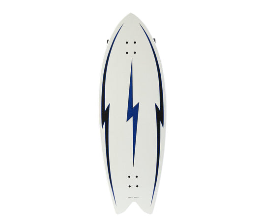 Hamboards Pescadito North Shore White 43" Skateboard Skateboard