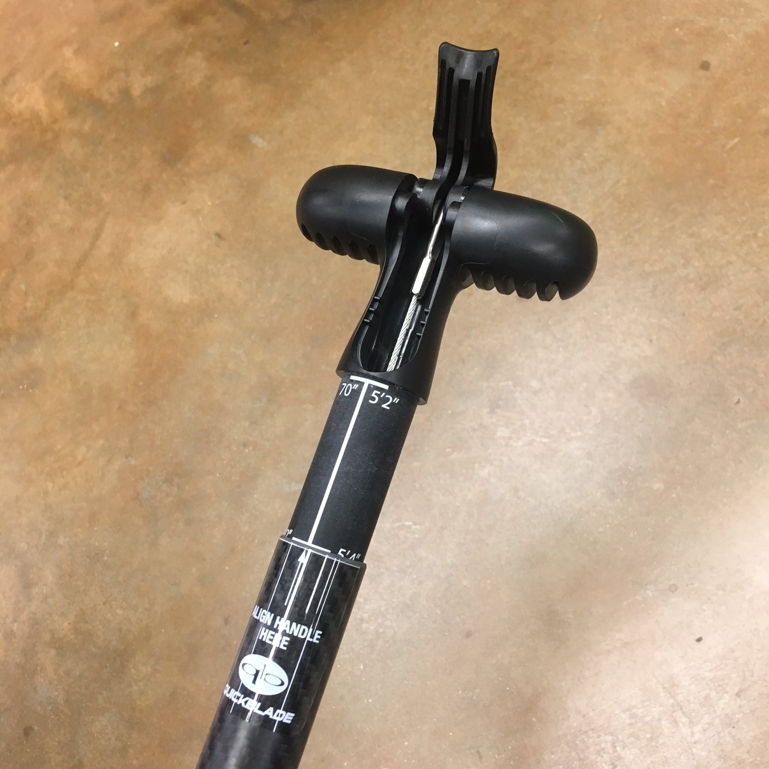 Quickblade 2020 Kanaha Hybrid Hybrid Lever Lock Adjustable Paddle 90 sq inch SUP Paddle