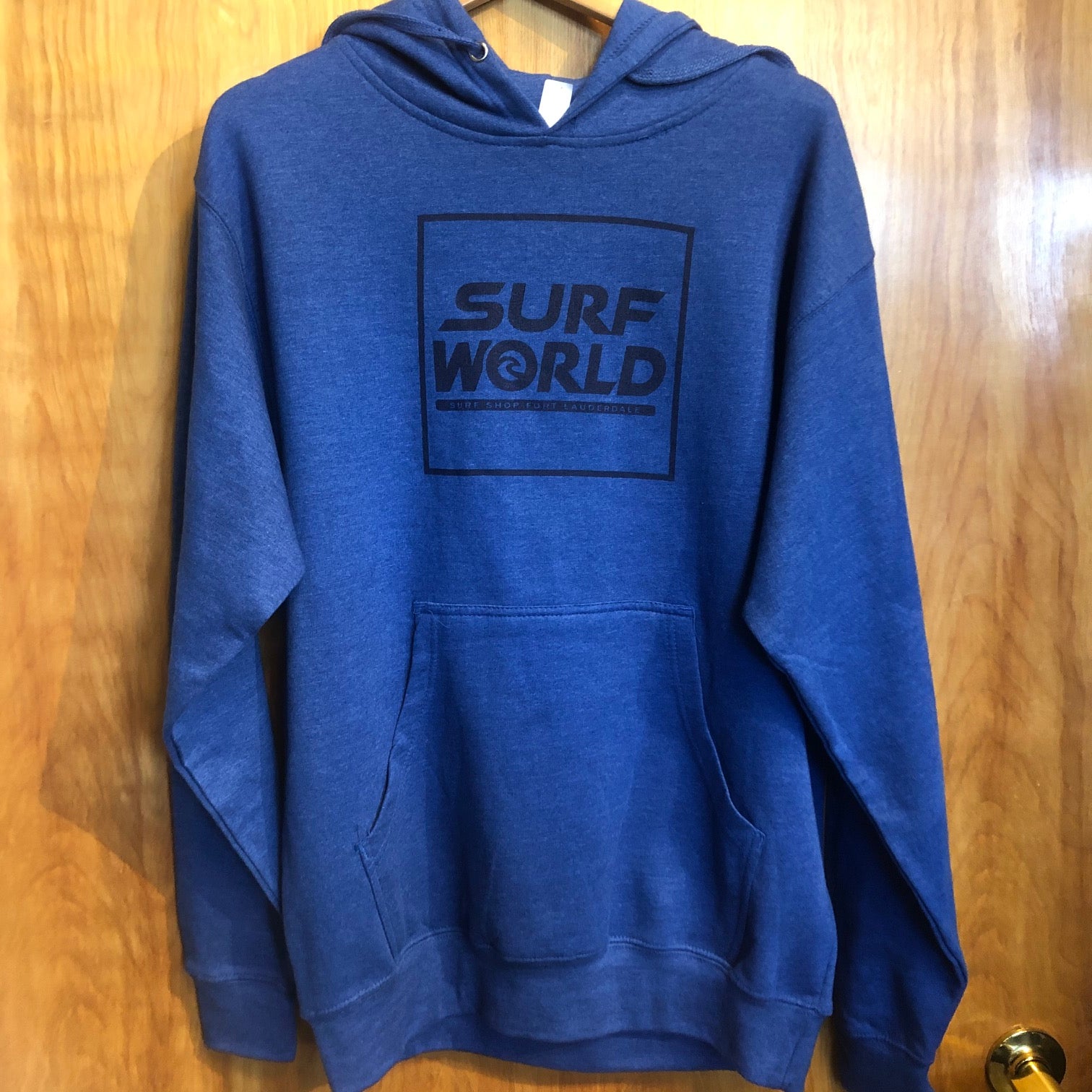 Surf World Box Pullover Hoodie Mens Sweater